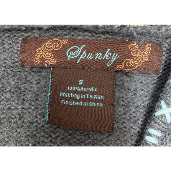 Spunky Hooded Sweater Women’s Vintage Size Small - Picture 4 of 5